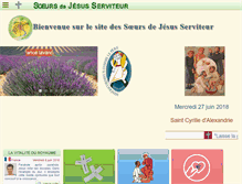 Tablet Screenshot of jesus-serviteur.org